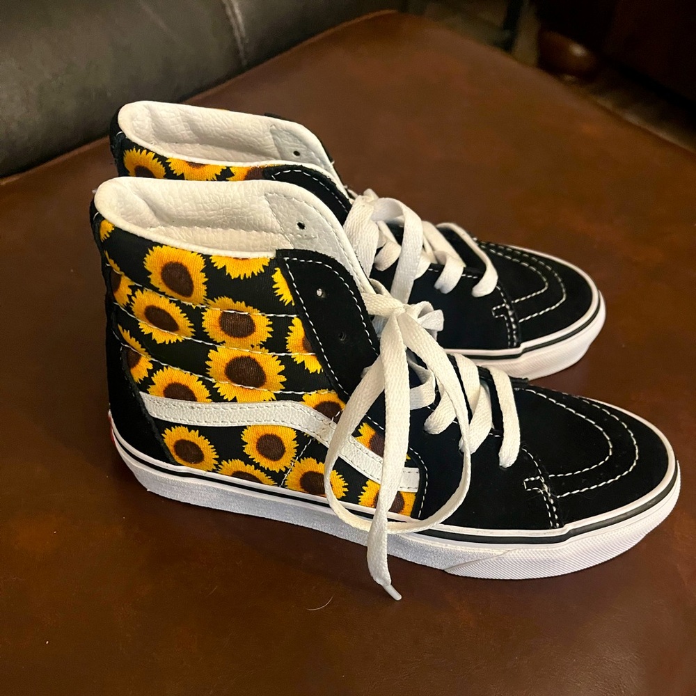 Sunflower Vans Hightops